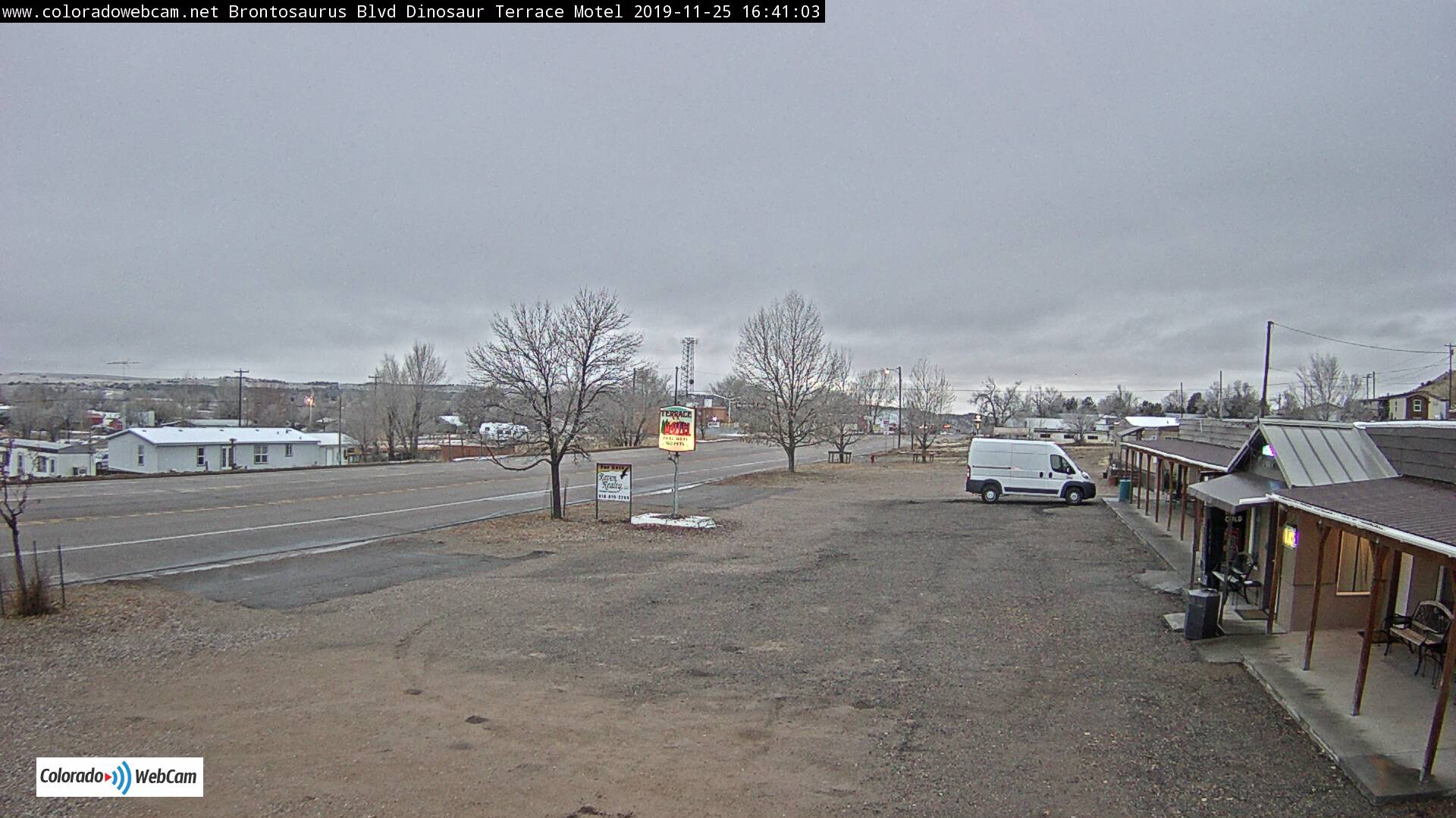 Dinosaur cam Brontosaurus Blvd, Dinosaur Colorado cam Terrace Motel Colorado cam